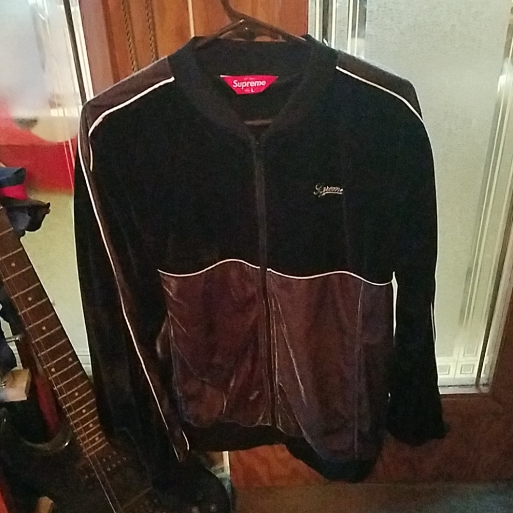 Supreme Velour Track Jacket